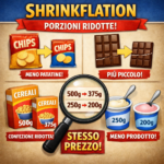 Shrinkflation: come le marche riducono le porzioni mantenendo il prezzo (e come accorgersene)