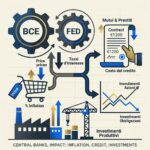 Il timone dell’economia: come le mosse di BCE e FED plasmano inflazione, credito e investimenti